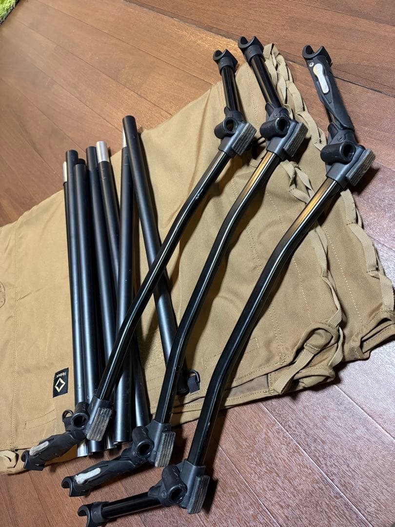 ヘリノックス　タクティカルコット　コヨーテ　汚れあり