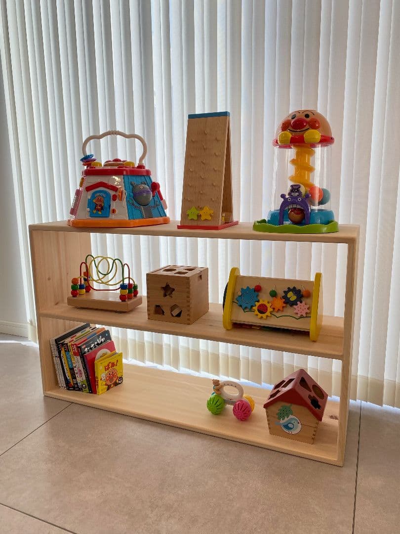See you　おもちゃ棚　保育家具　ハンドメイド　送料無料