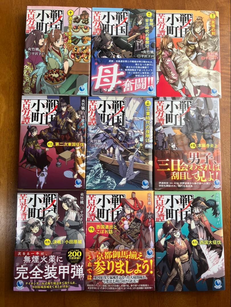 【小説】戦国小町苦労譚（アース・スターノベル）18巻セット