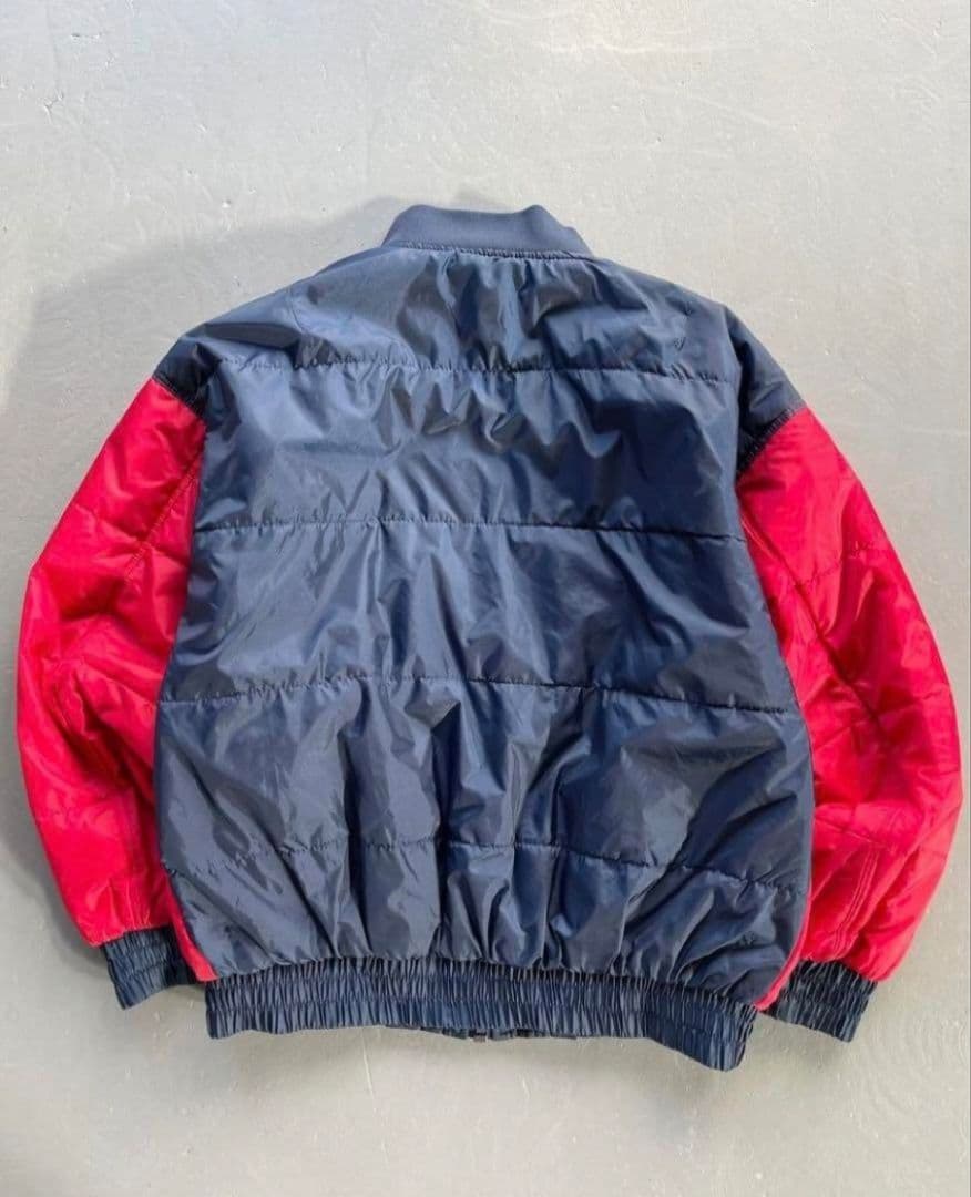 90's MLBインディアンス 中綿リバーシブルジャケット