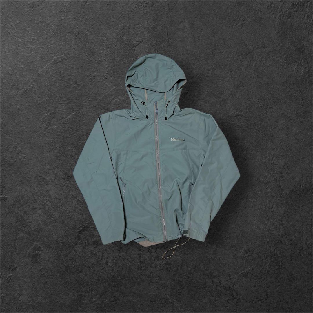 00s marmot tech shell jacket グリーン モンベル