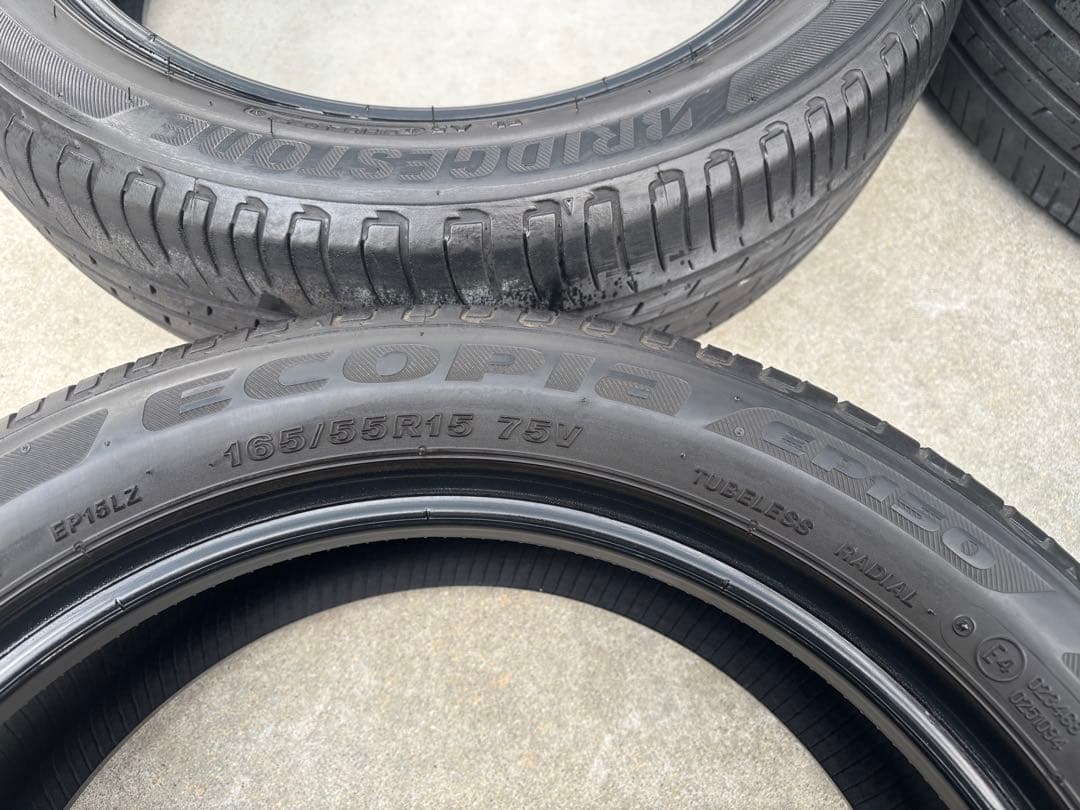 22年製 ブリヂストン エコピア EP150 165/55r15 4本