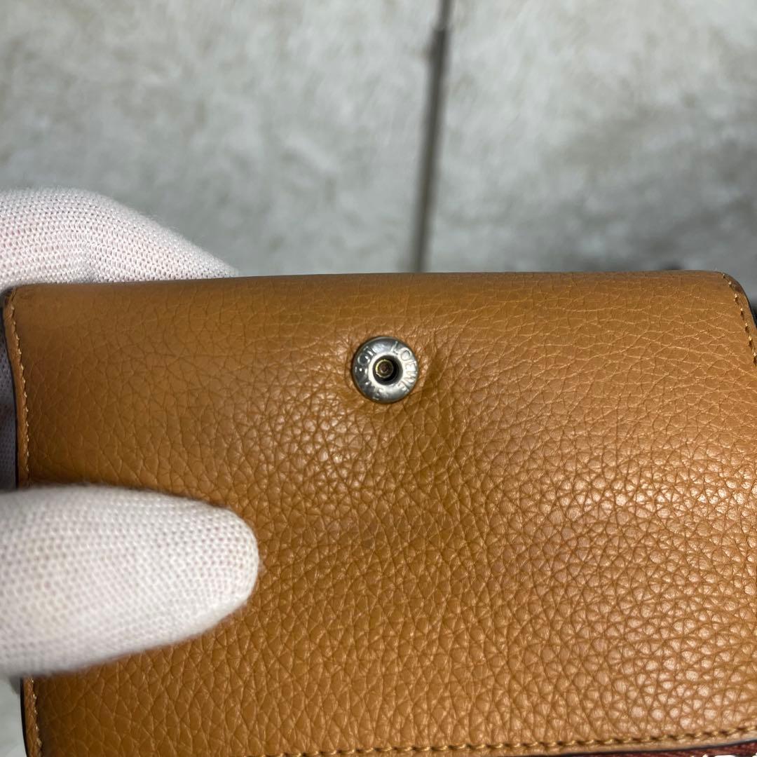 ✨️美品✨️LOEWE ロエベ 三つ折り財布 バーティカルウォレット 財布