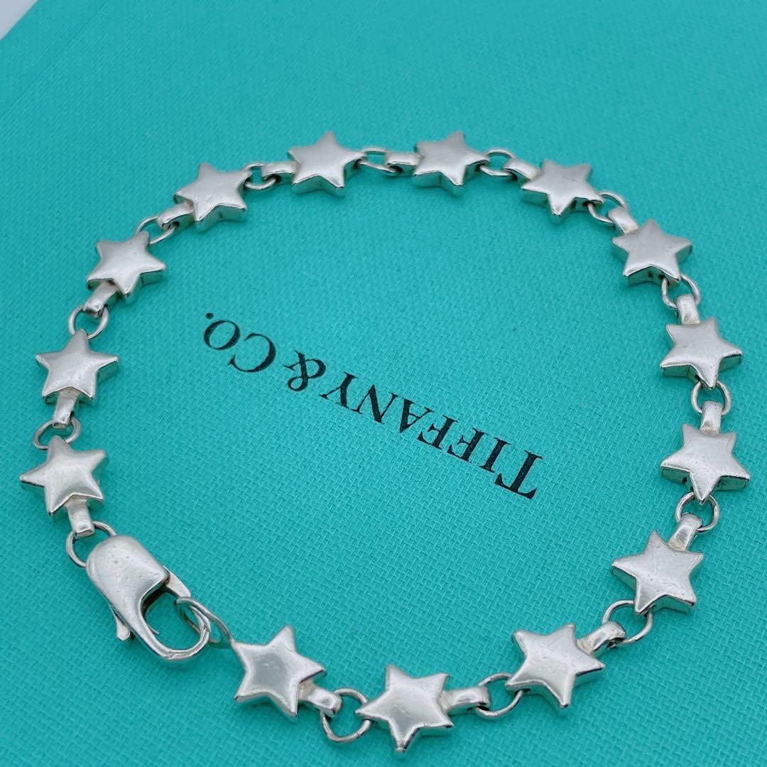 Tiffany & Co. ブレスレット　パフスター　星　リンク　シルバー925