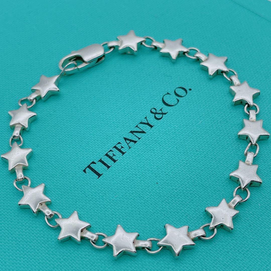 Tiffany & Co. ブレスレット　パフスター　星　リンク　シルバー925