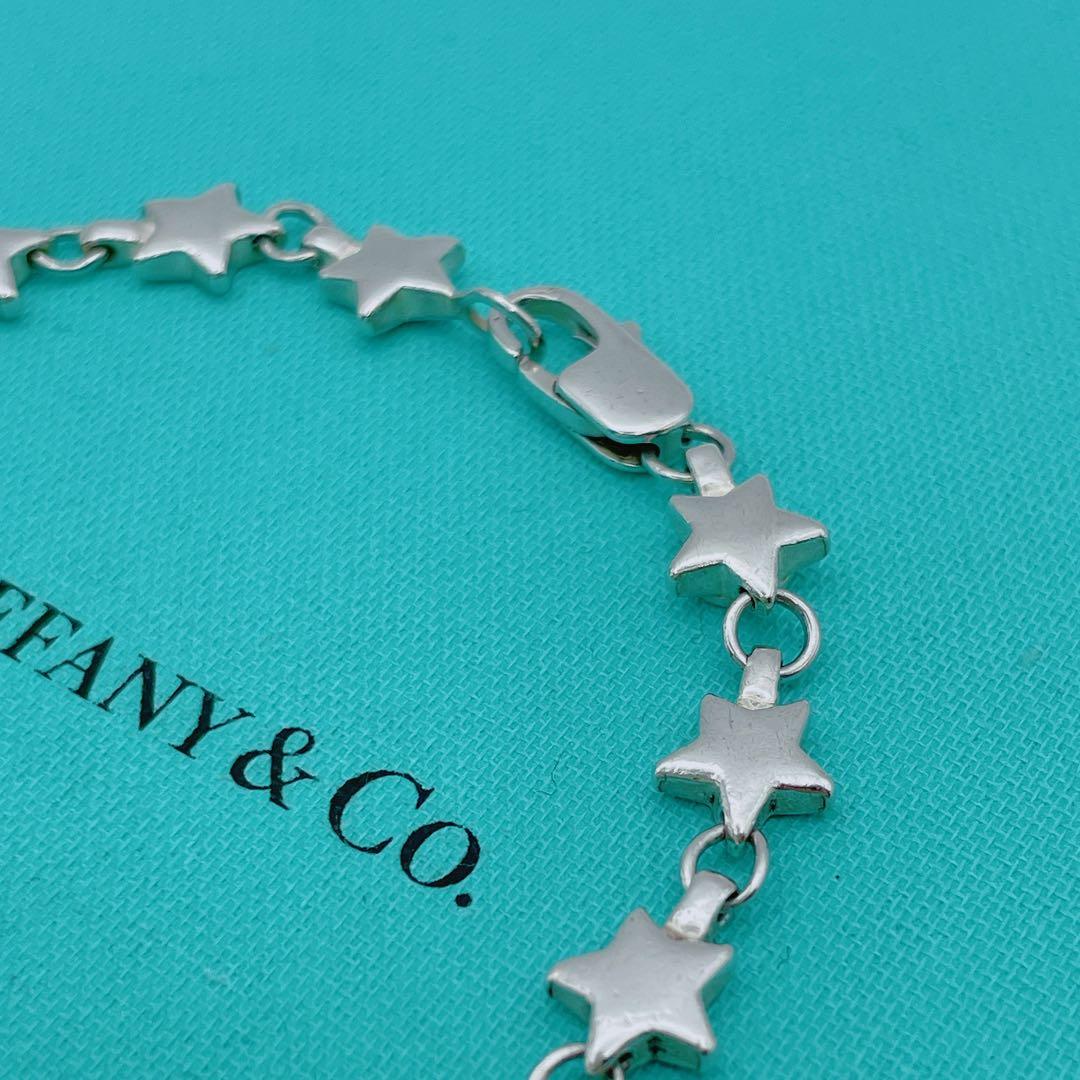 Tiffany & Co. ブレスレット　パフスター　星　リンク　シルバー925