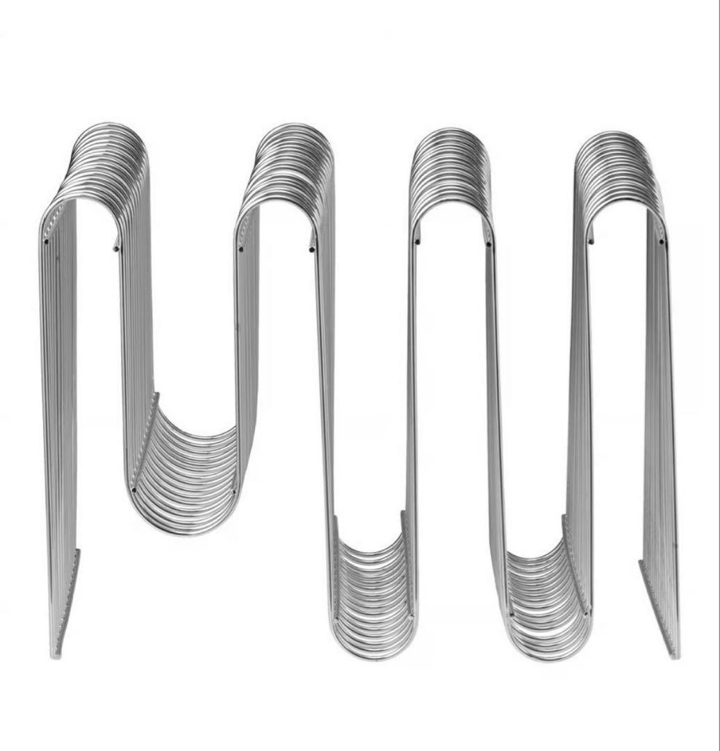 AYTM アイテム　Curva ニュースペーパースタンド　シルバー　ラック