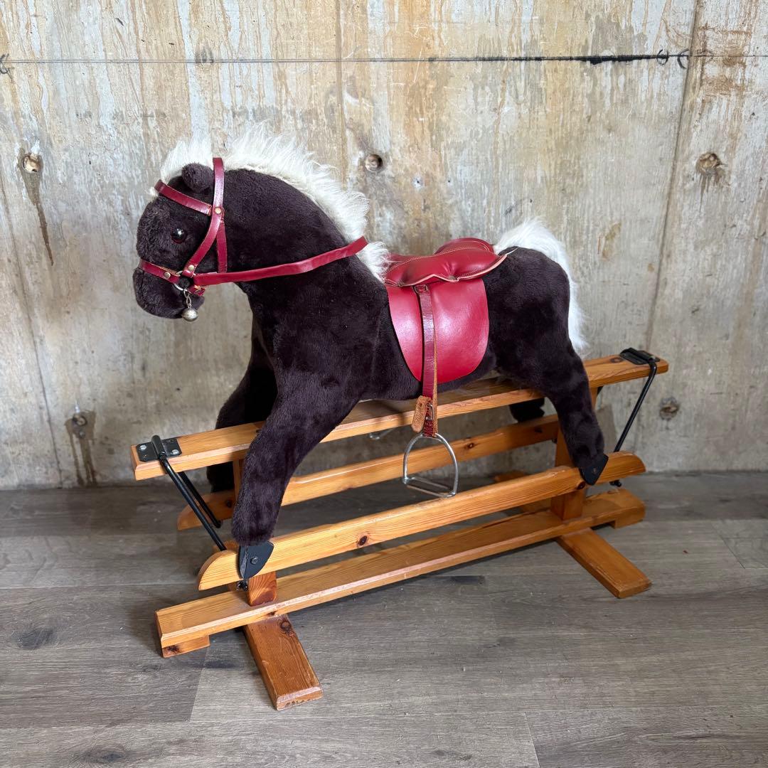 ロッキングホース　木馬　オブジェ　ヴィンテージ　現状品
