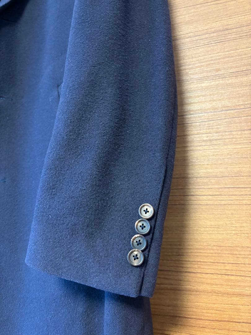 ラルディーニ　LARDINI 46 ネイビー　チェスターコート