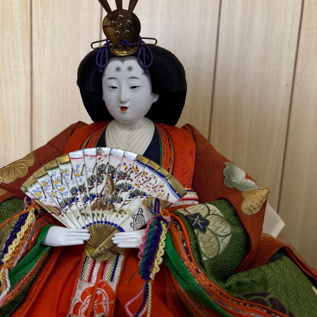 伝統的 雛人形 木箱入