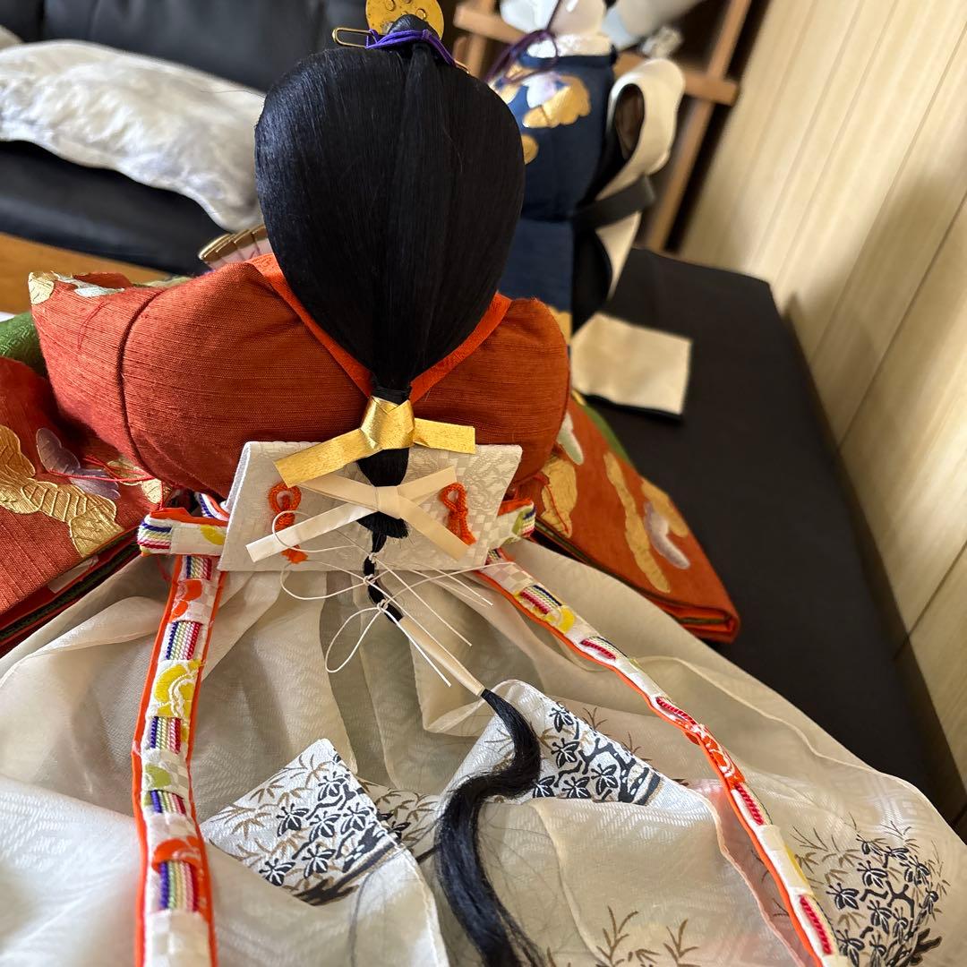 伝統的 雛人形 木箱入