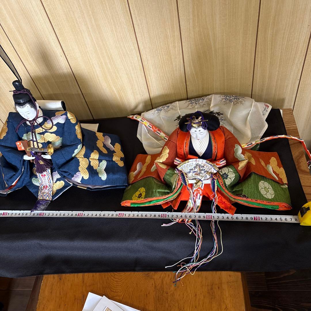 伝統的 雛人形 木箱入