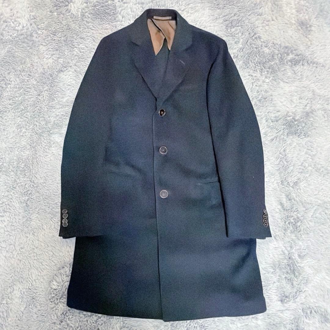 ONLY　オンリー　チェスターコート　カシミヤ　アンゴラ　メンズ　L
