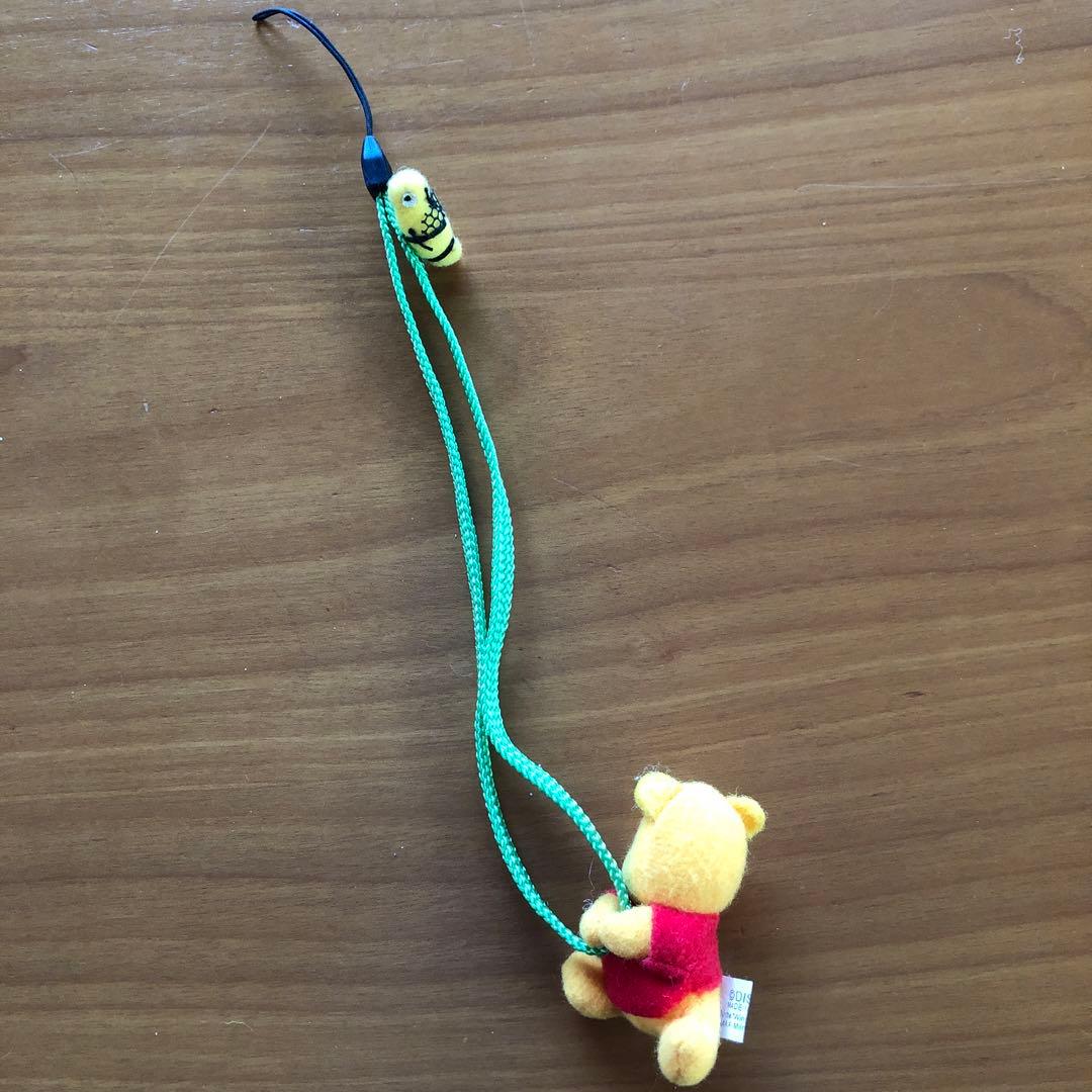 ストラップ　くまのプーさん（アニマル着ぐるみなど）【６個セット】