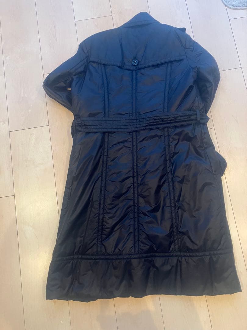 BURBERRY ブラック トレンチコート 38