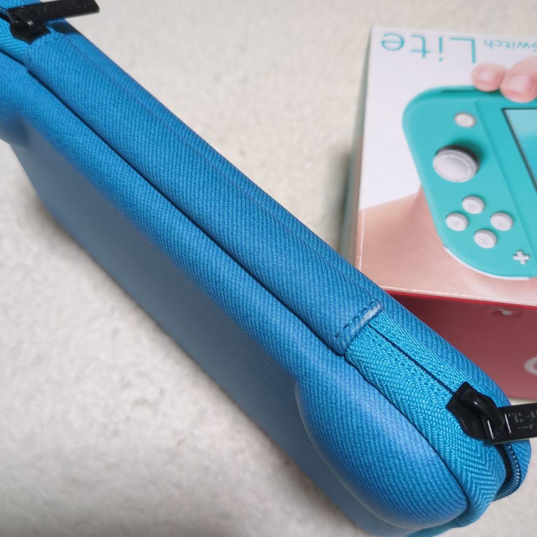 【美品】Switch Lite ターコイズ(本体、ケース、クリーナー）箱付き