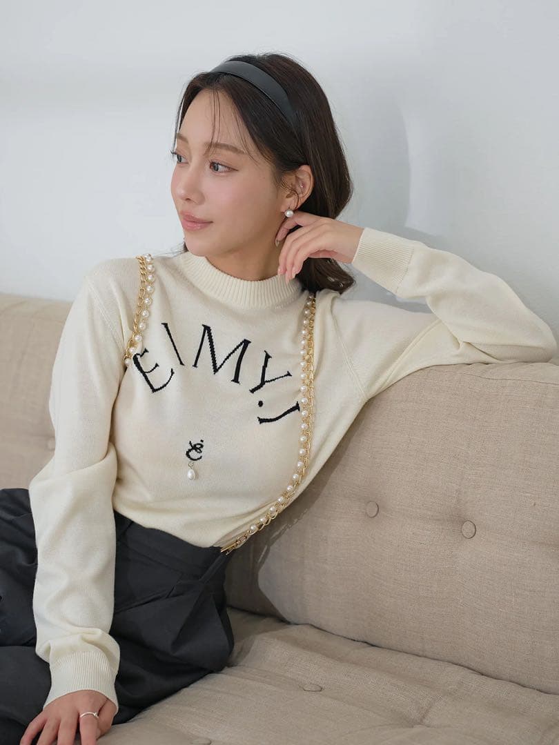 【15日までの出品】eimy istoire EIMYニットプルオーバー