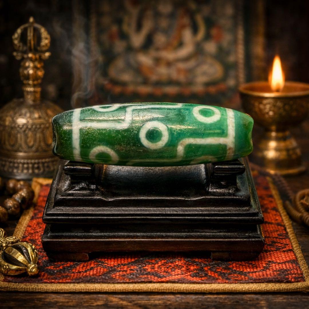 ◆激レア秘宝◆ 九眼天珠 1852 老天珠 ジービーズ お守り 呪物 護符