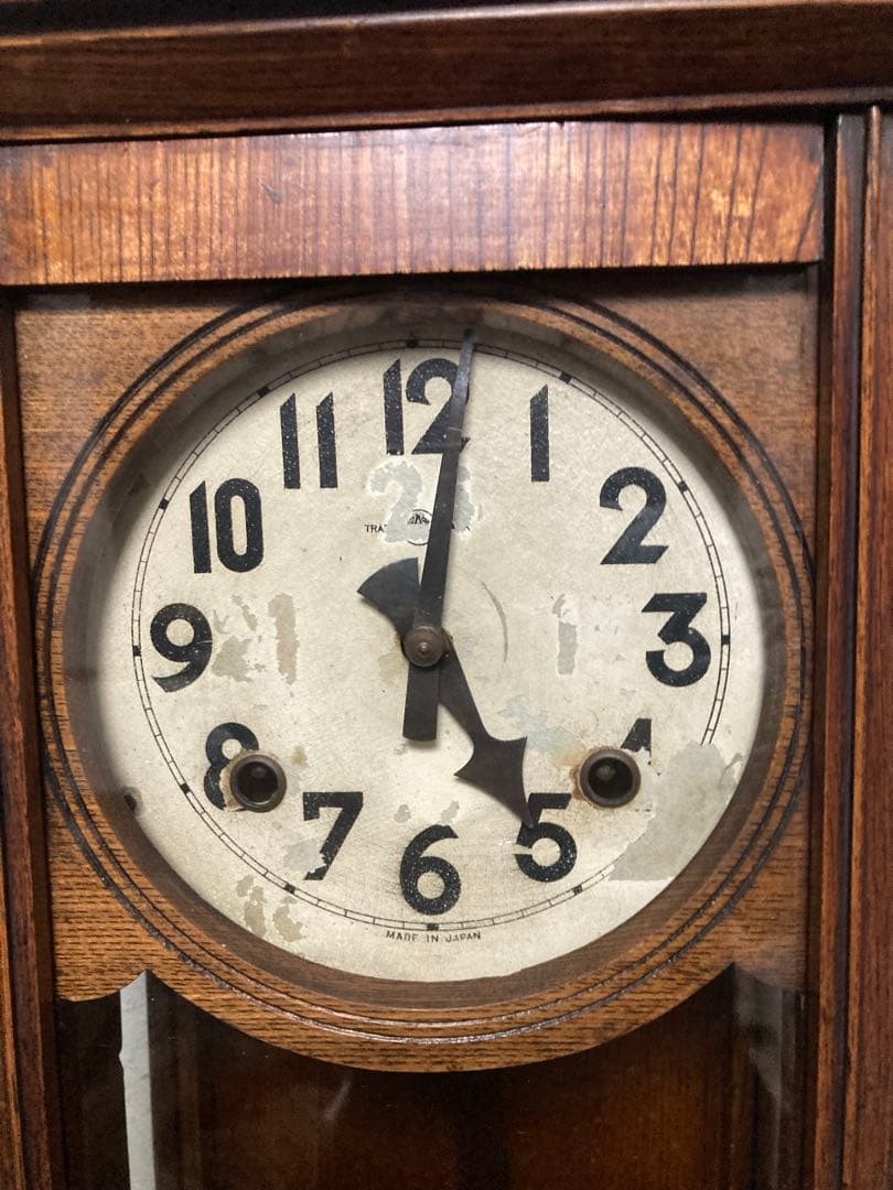 愛知時計 アンティーク スリゲルボンボン時計 初心者歓迎 稼働中
