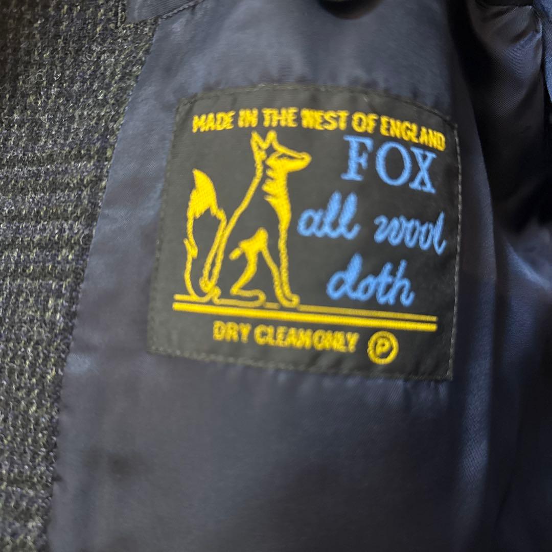 値下げ　Scye ステンカラーコート fox brothers サイ　サイズ38