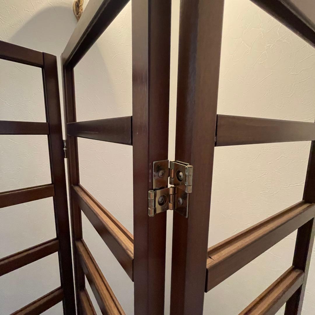 ヴィンテージ 折りたたみ　木製ハンガーラック