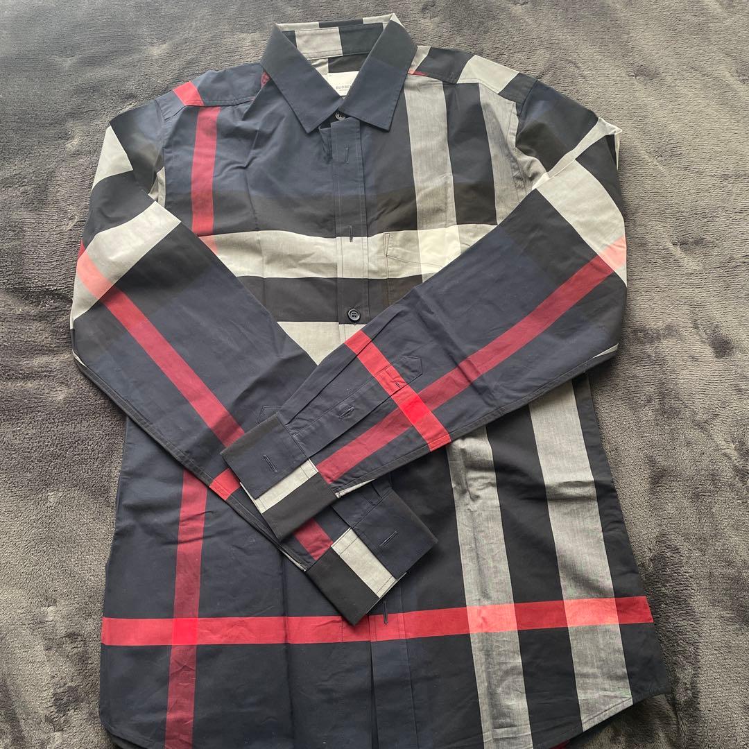 Burberry チェック柄 長袖シャツ XS