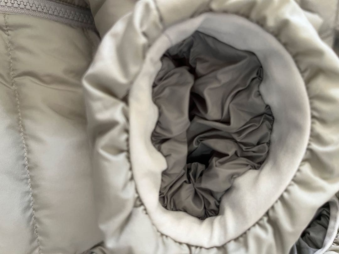 ダントンDANTON ナイロンタフタミドルダウン XS グレイッシュベージュ