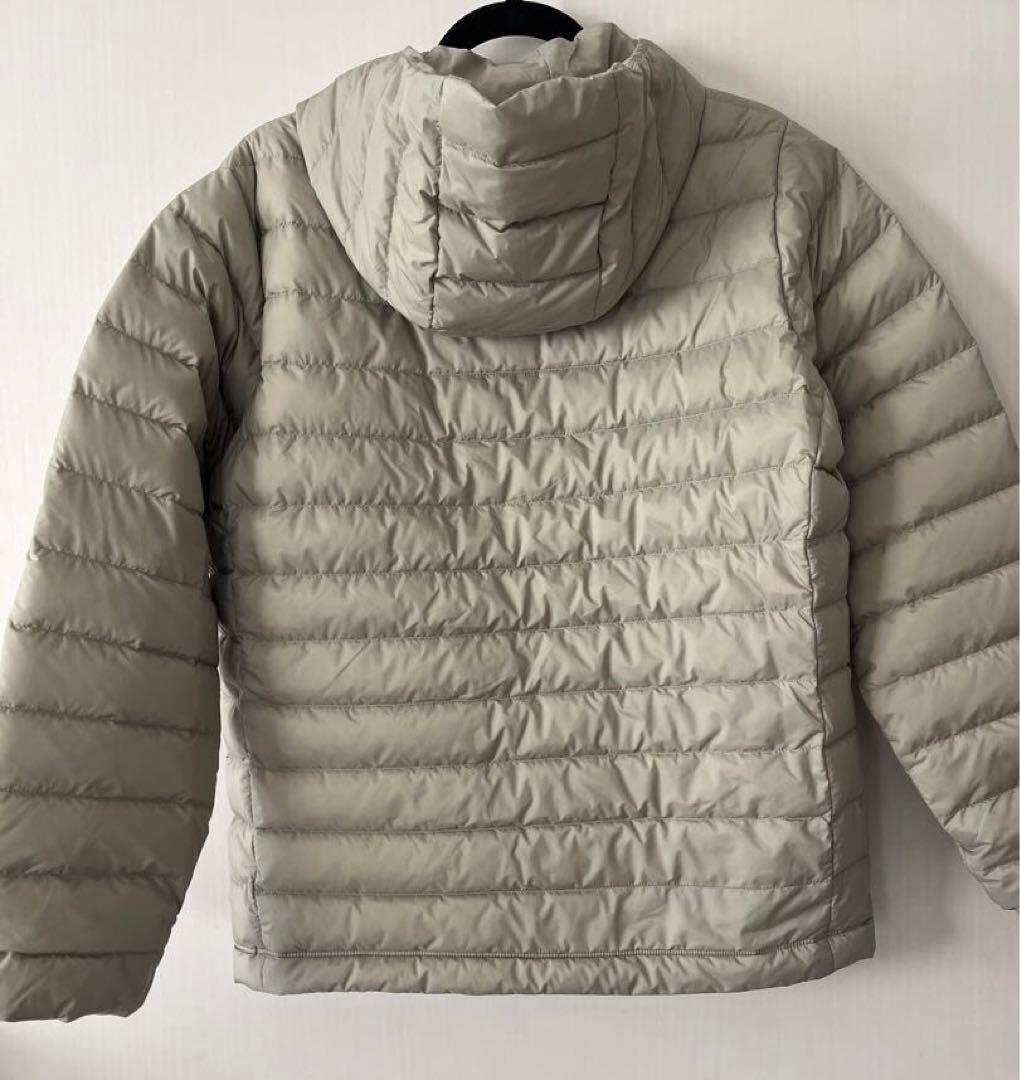 ダントンDANTON ナイロンタフタミドルダウン XS グレイッシュベージュ