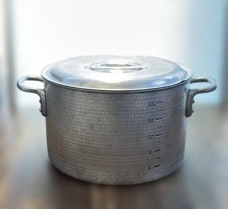 中尾アルミ製作所 KING POTS 打出し 半寸胴鍋 直径36cm