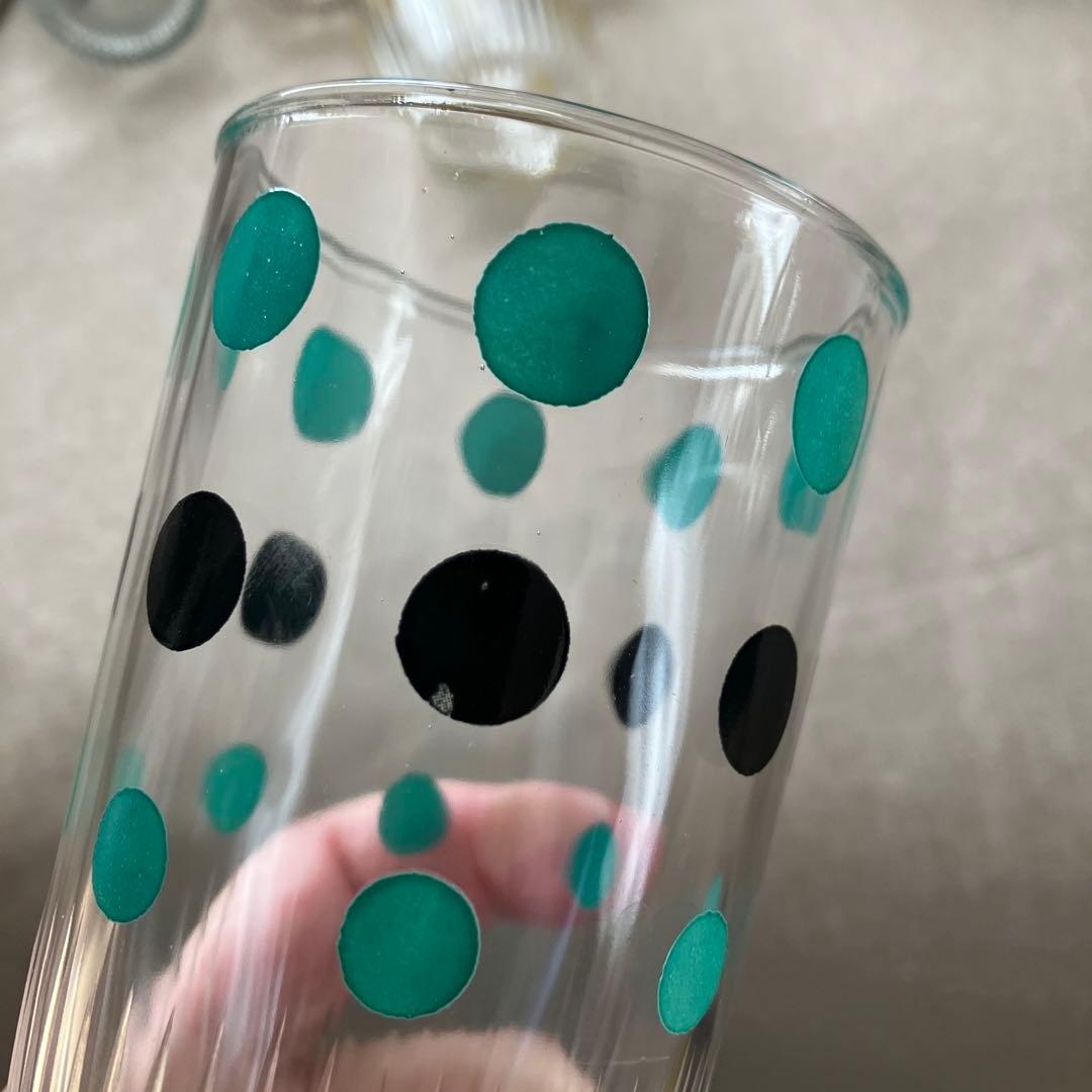 ヘーゼルアトラス　ドット　タンブラー　サワークリーム