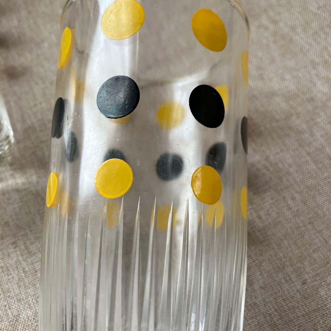 ヘーゼルアトラス　ドット　タンブラー　サワークリーム