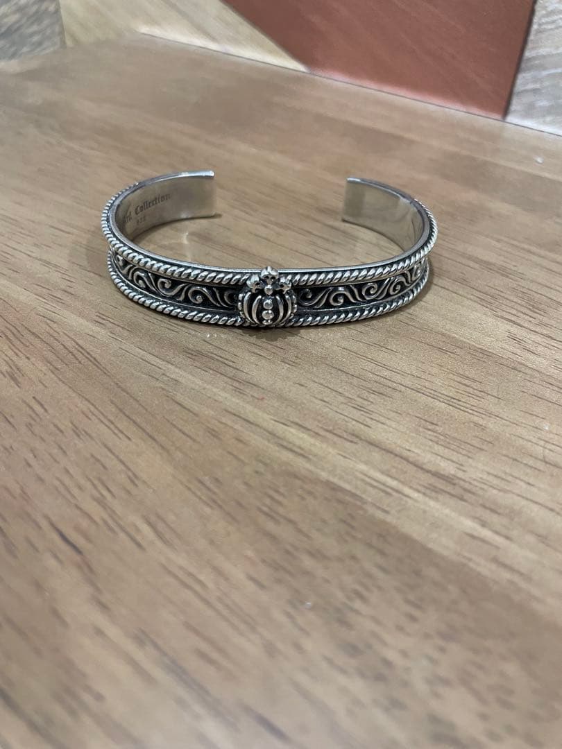 【SAAD Ariif Collection】クラウン バングル シルバー925