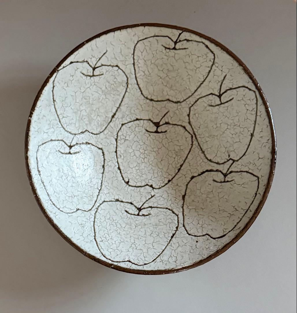 楠田純子　さんの　りんご鉢　6寸　未使用