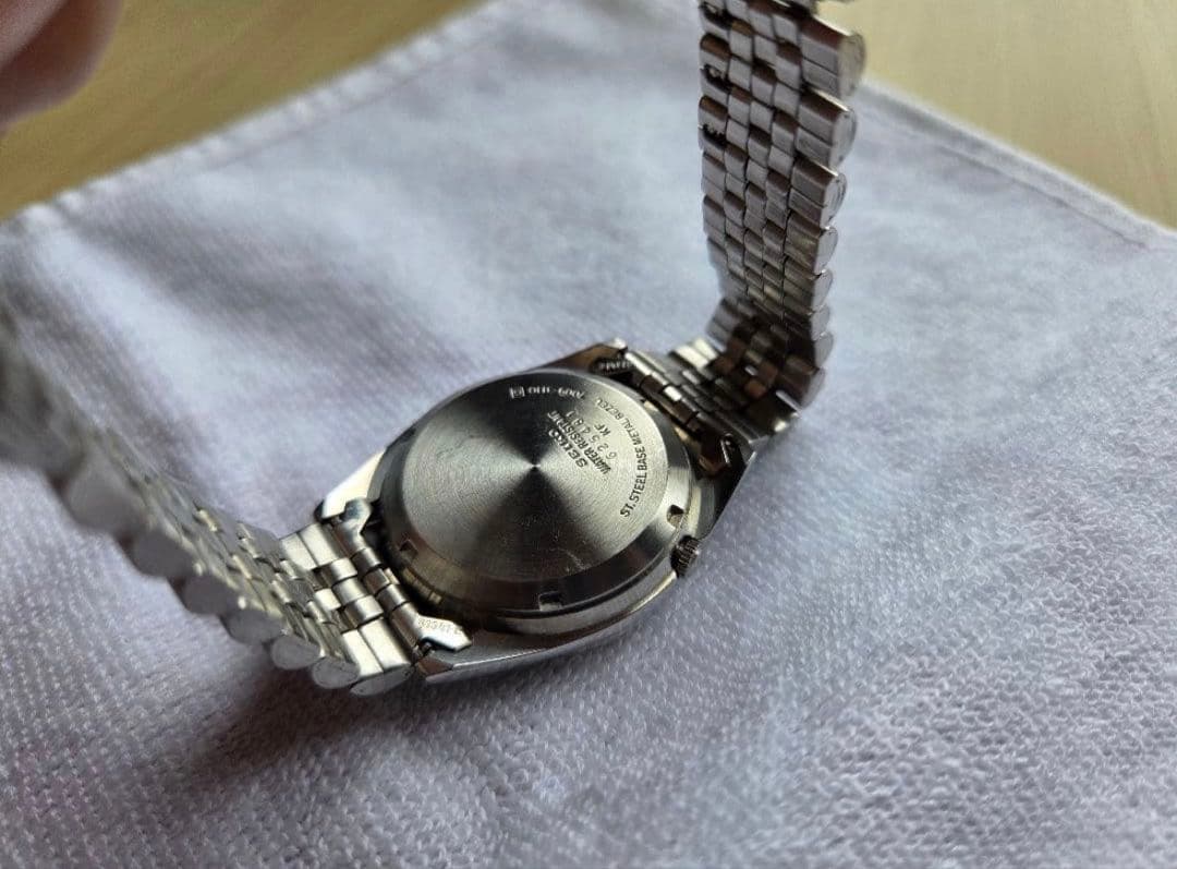 【美品】Seiko 自動巻き シルバー 時計