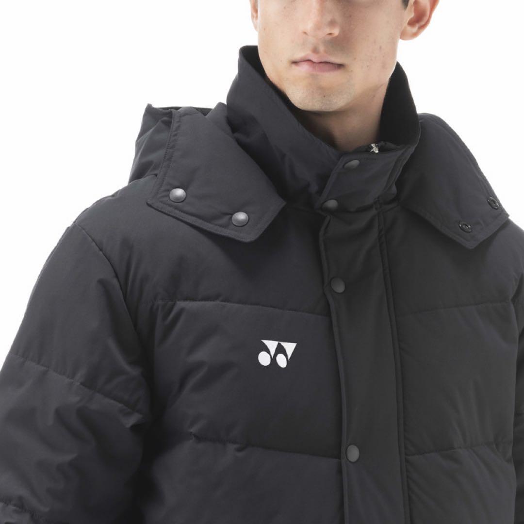 【試着のみ】YONEX ハーフコートダウンジャケット　【Lサイズ】　ブラック