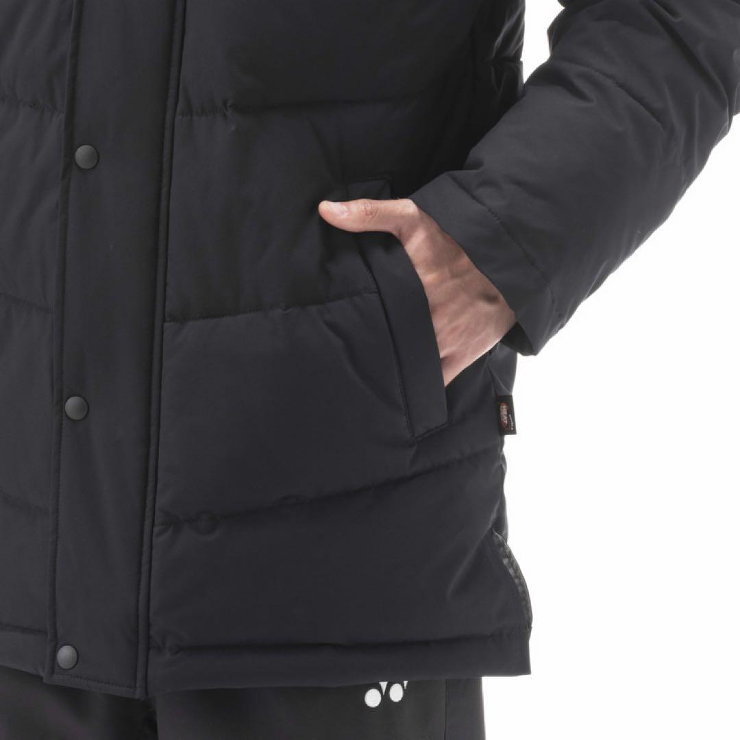 【試着のみ】YONEX ハーフコートダウンジャケット　【Lサイズ】　ブラック