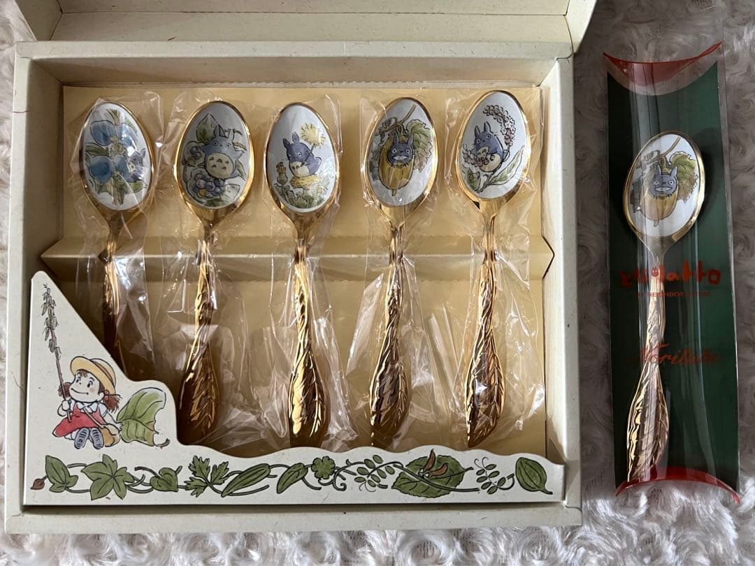 ノリタケ　カトラリーセット　となりのトトロ　スプーンセット＋オマケ《６本セット》