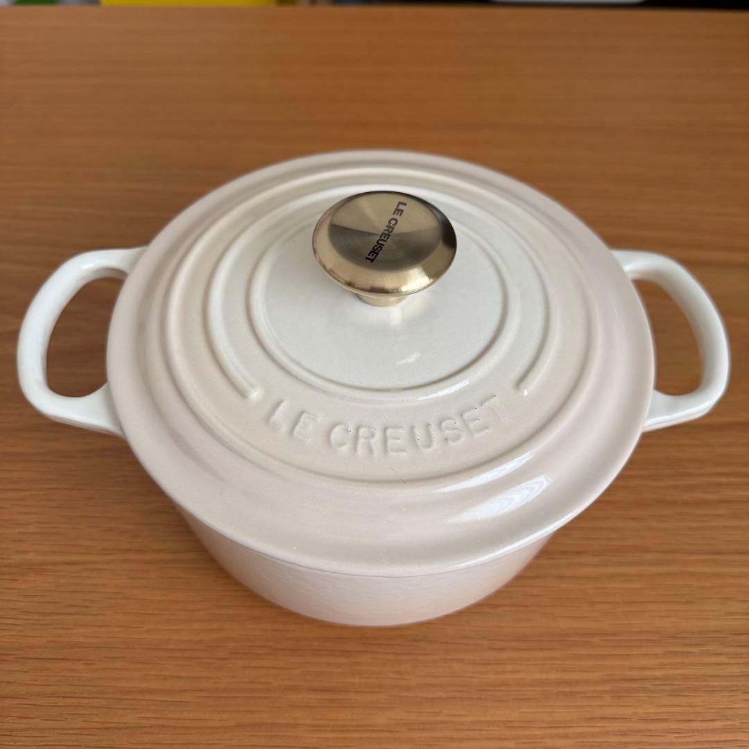 LE CREUSET ココットロンド18cm 白