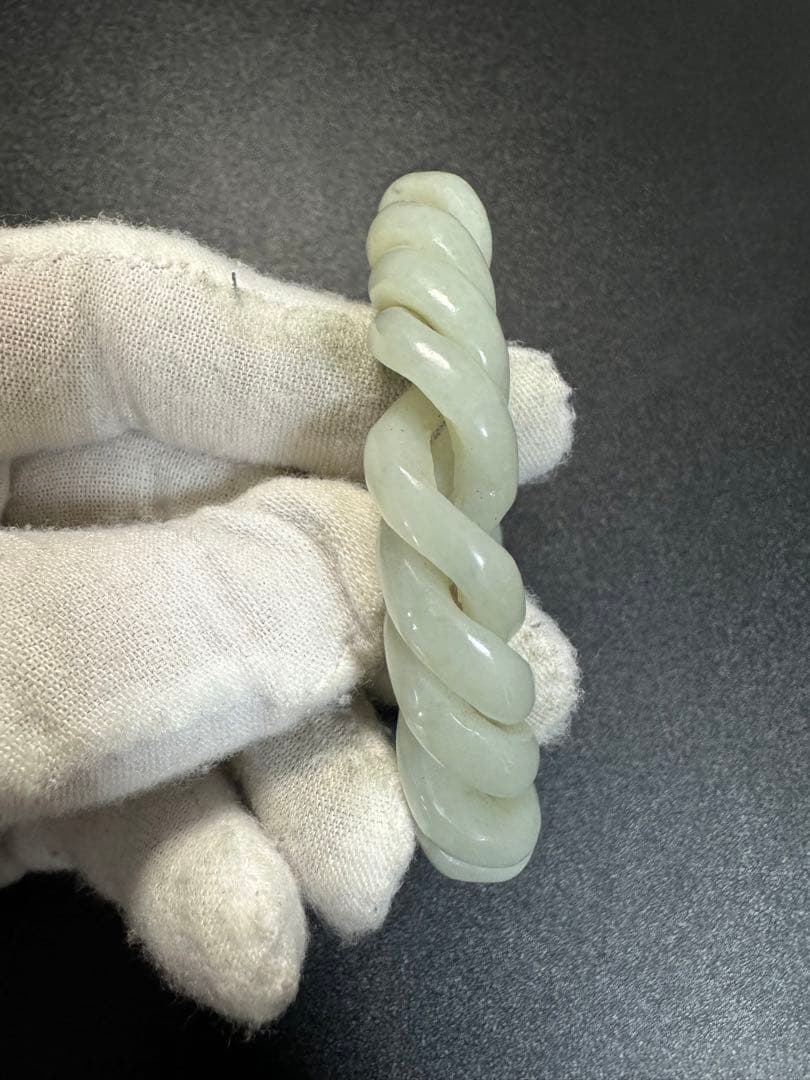 腕輪 天然石 清時代 老玉 和田玉中国古美術 本玉天然石古砡 砡製物 清時代
