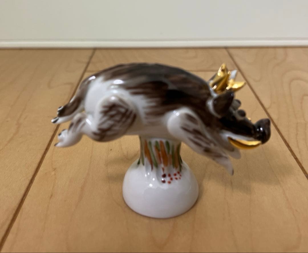 Meissen マイセン 干支シリーズ 亥　いのしし　猪　フィギュリン