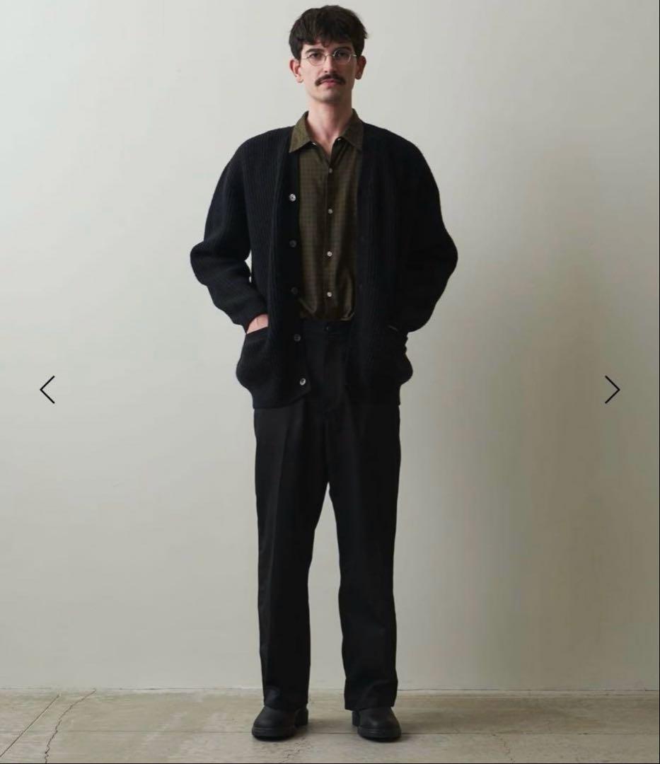 Steven Alan ハミルトンラムズウール Vネック カーディガン