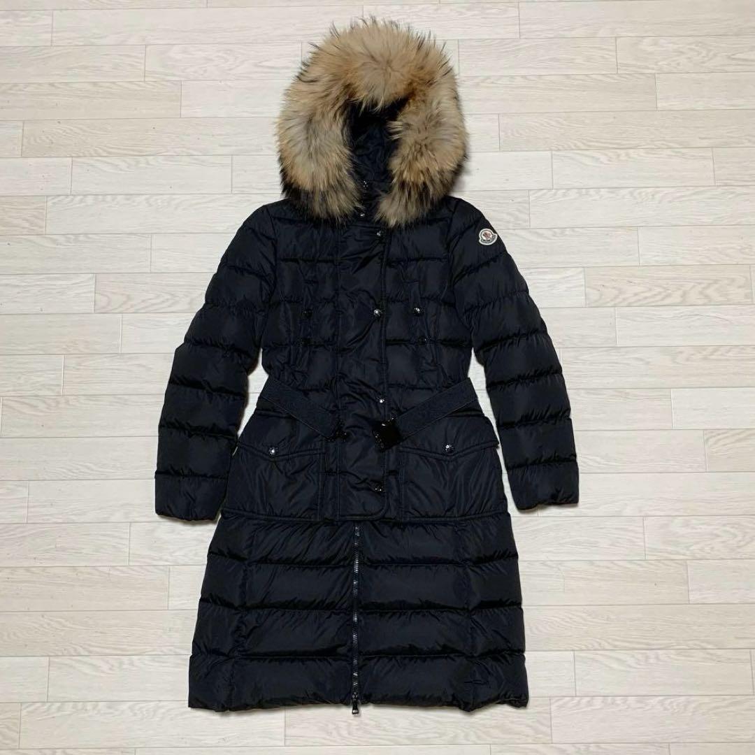 モンクレール　クロエ　KHLOE リアルファー　ダウンジャケット　4D269