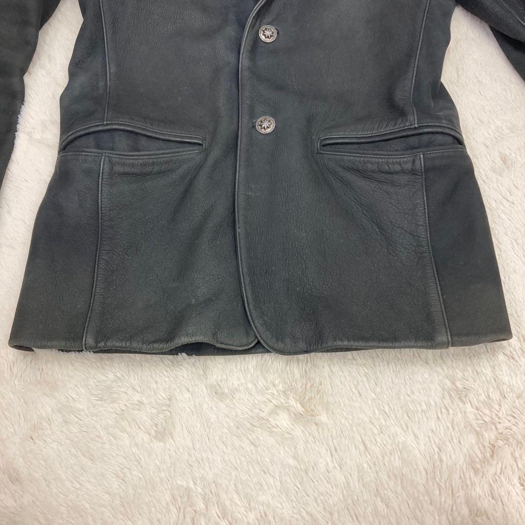 Celt&Cobra レザー ヌバックジャケット シングルブレスト 裏地 L
