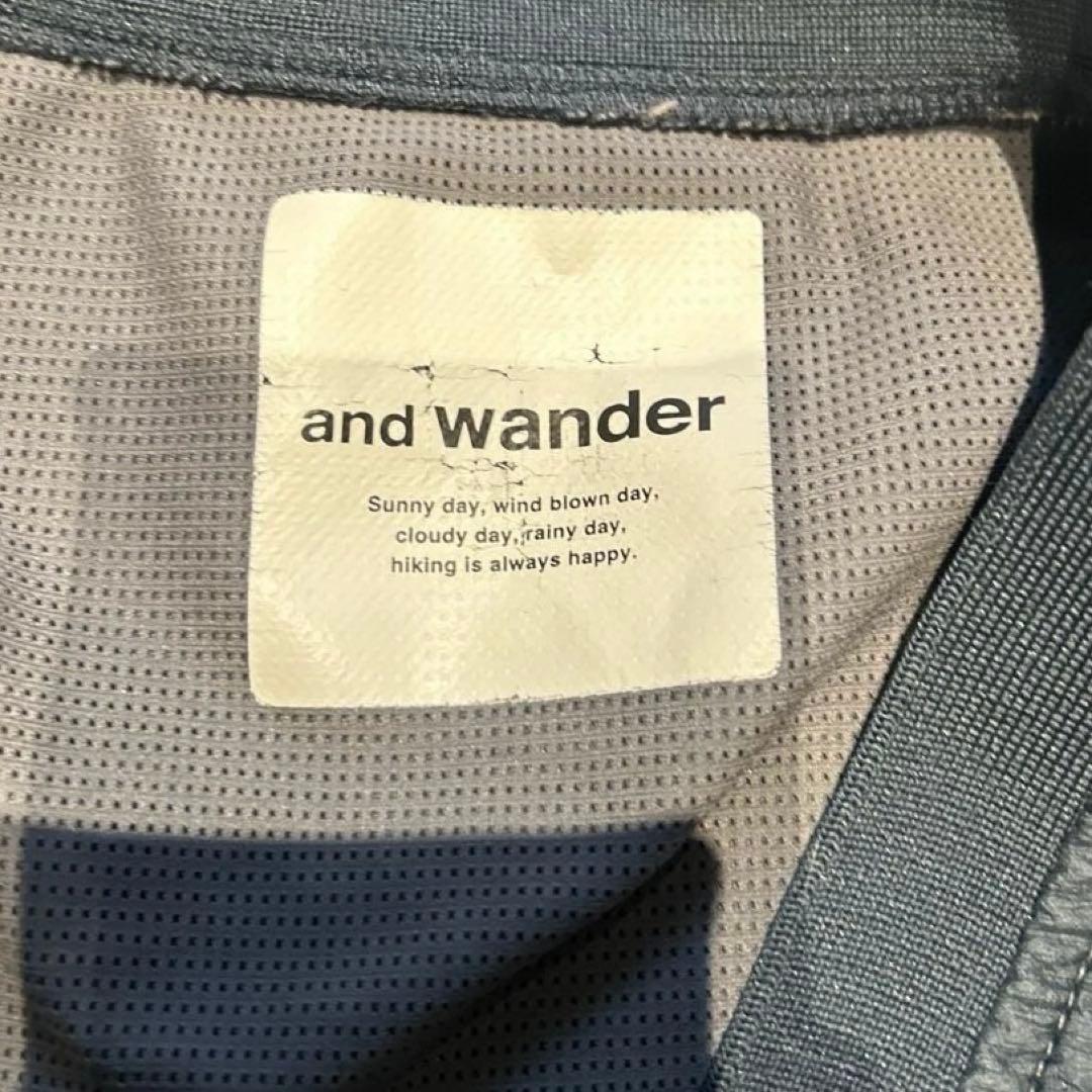 and wander coverd rip cardiganネイビー2