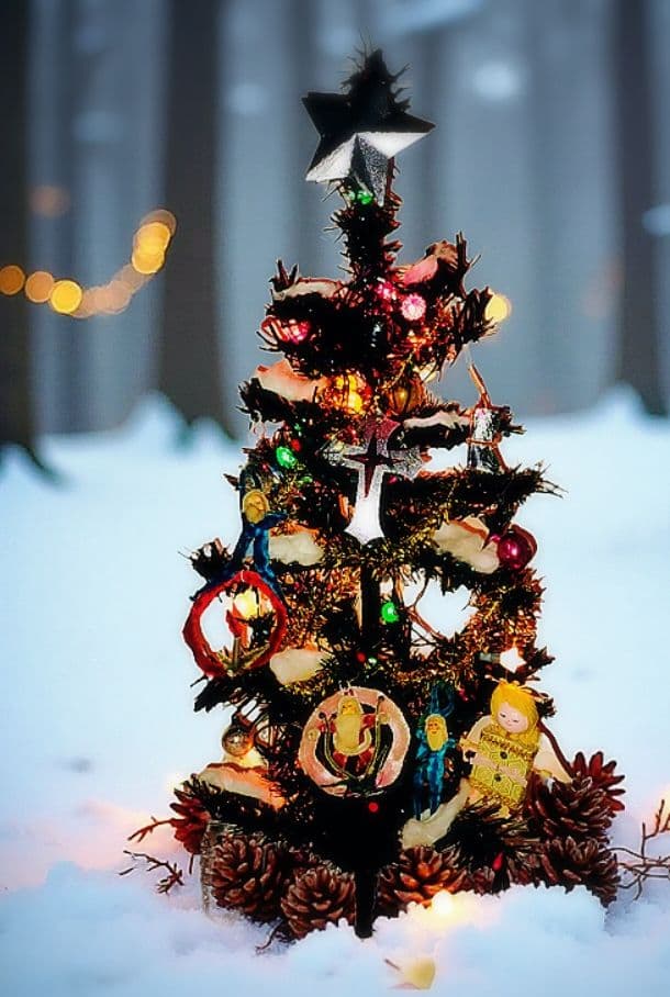 昭和レトロ クリスマスツリー セット