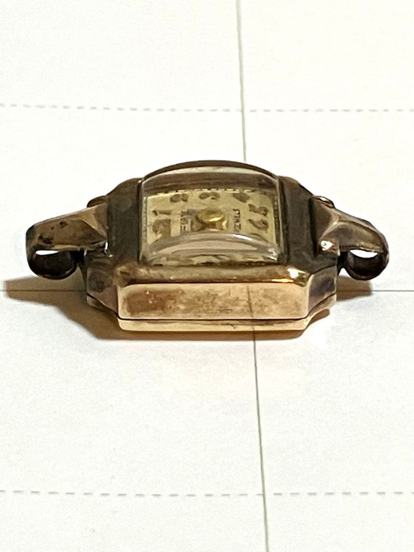 14K 金無垢　腕時計　laforte 17jewels