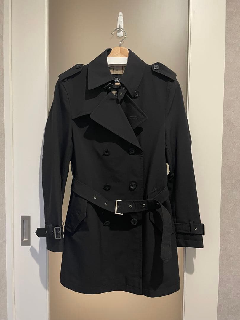 BURBERRY BLACK LABEL トレンチコート M ブラック 廃盤