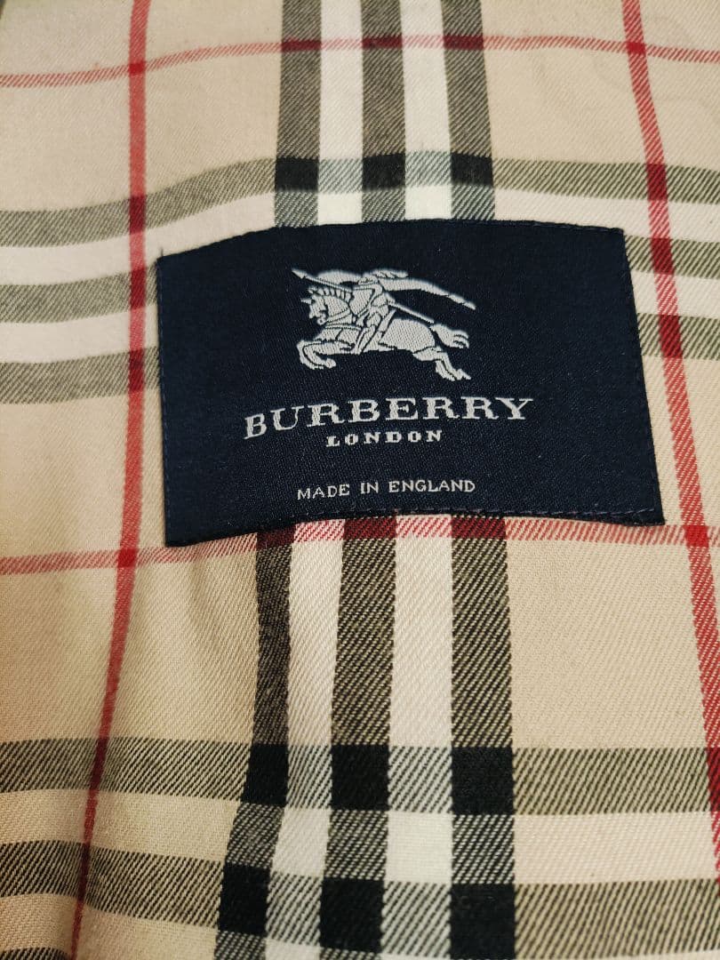 ★超美品★BURBERRY ベージュ チェック裏地 トレンチコート着丈125㌢