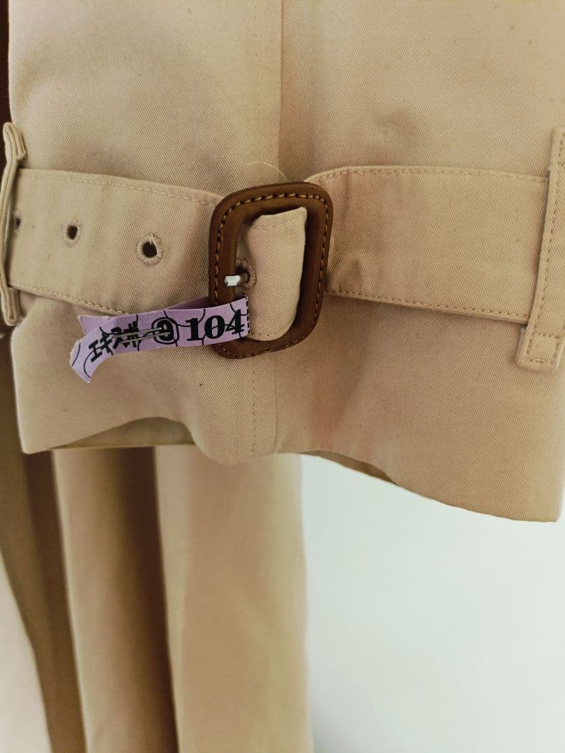 ★超美品★BURBERRY ベージュ チェック裏地 トレンチコート着丈125㌢