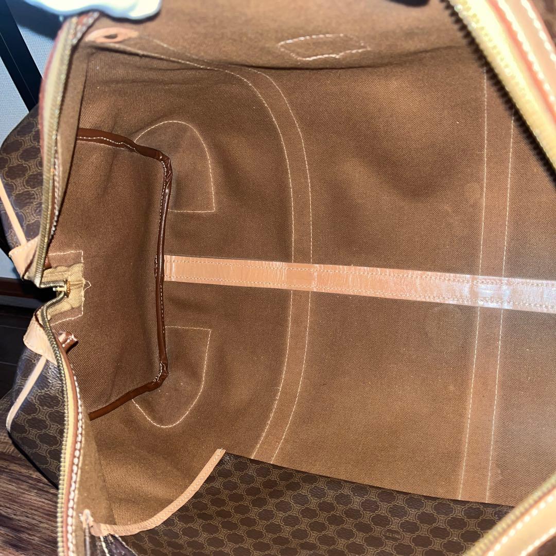 【美品！！】CELINE セリーヌ マカダム ボストンバッグ PVC レザー